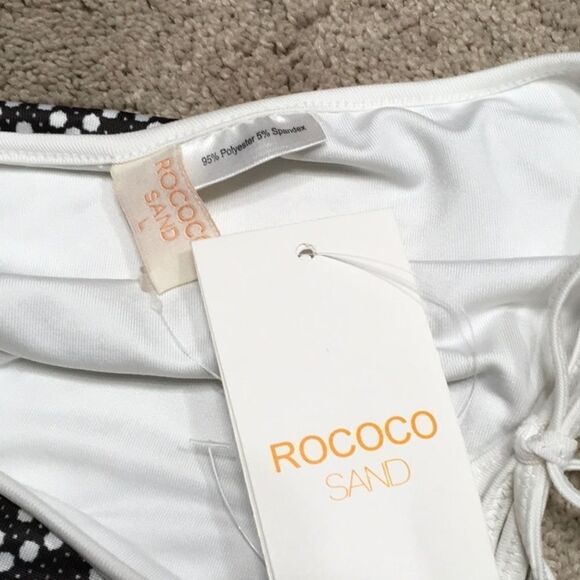 ROCOCO SAND side tie bikini bottoms. NWT - Picture 7 of 8